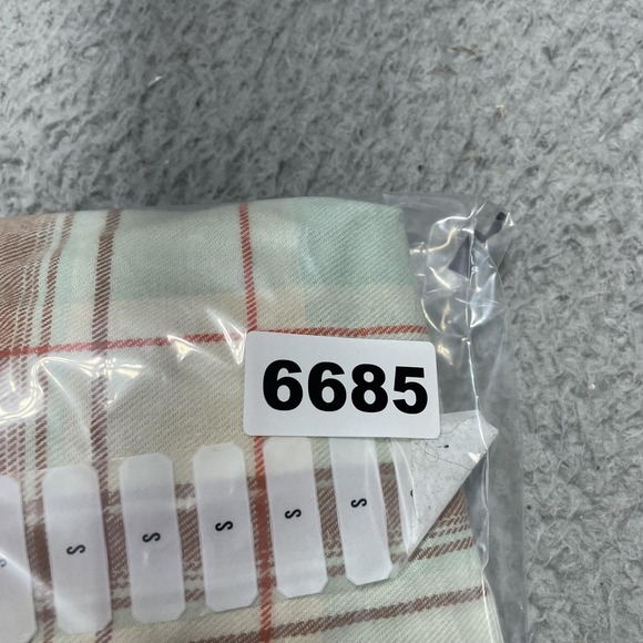 Duluth Trading Shirt Womens Small Green Brown Plaid Free Swingin Flannel Cotton - Picture 11 of 11